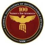 100 | Nation's Top Attorneys | National Association of Distinguished Counsel | NADC