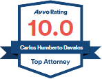 Avvo Rating | 10.0 | Carlos Humberto Davalos | Top Attorney